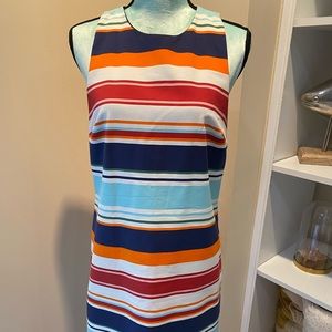 Adorable a line multi color dress.